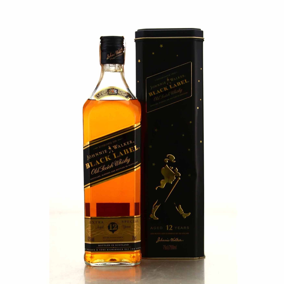 Johnnie Walker Black Label 12 Year Old 75cl / Morrocan Import