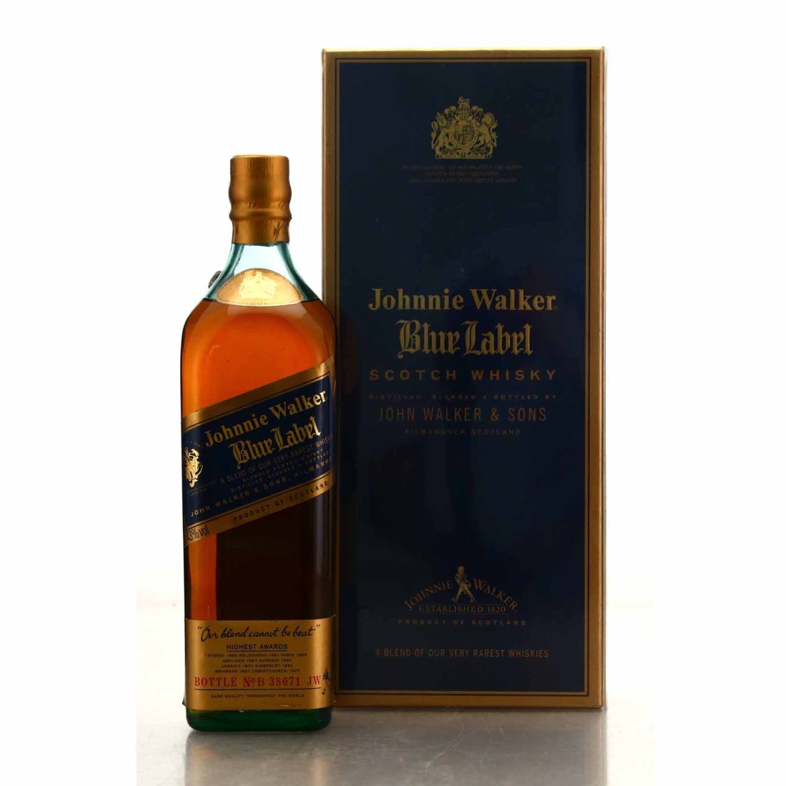 Johnnie Walker Blue Label 75cl / Hong Kong