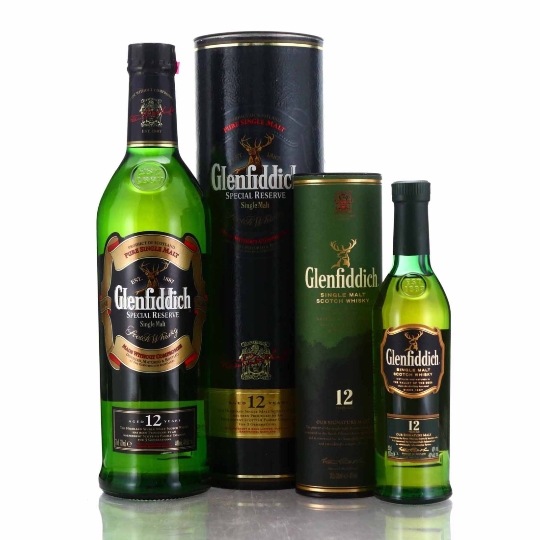 Glenfiddich 12 Year Old Special Reserve pre-2007 / includes 20cl