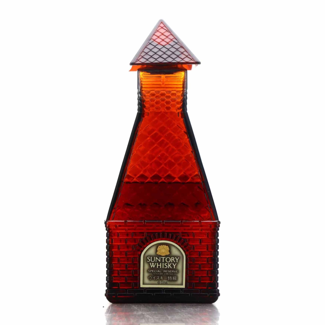 Suntory Special Reserve Pagoda Decanter 76cl - Leaking