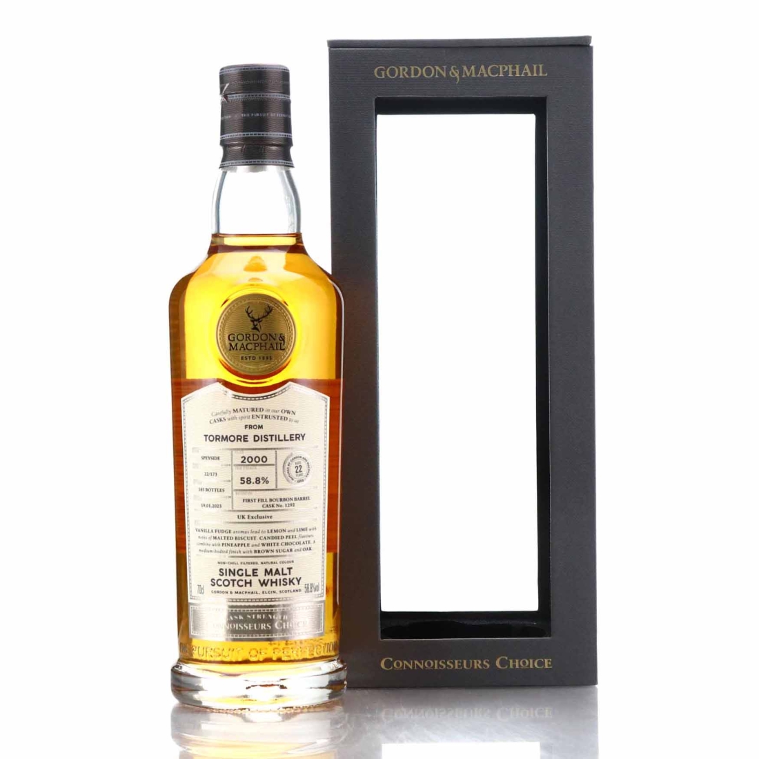 Tormore 2000 Gordon and MacPhail 22 Year Old Batch #22/173