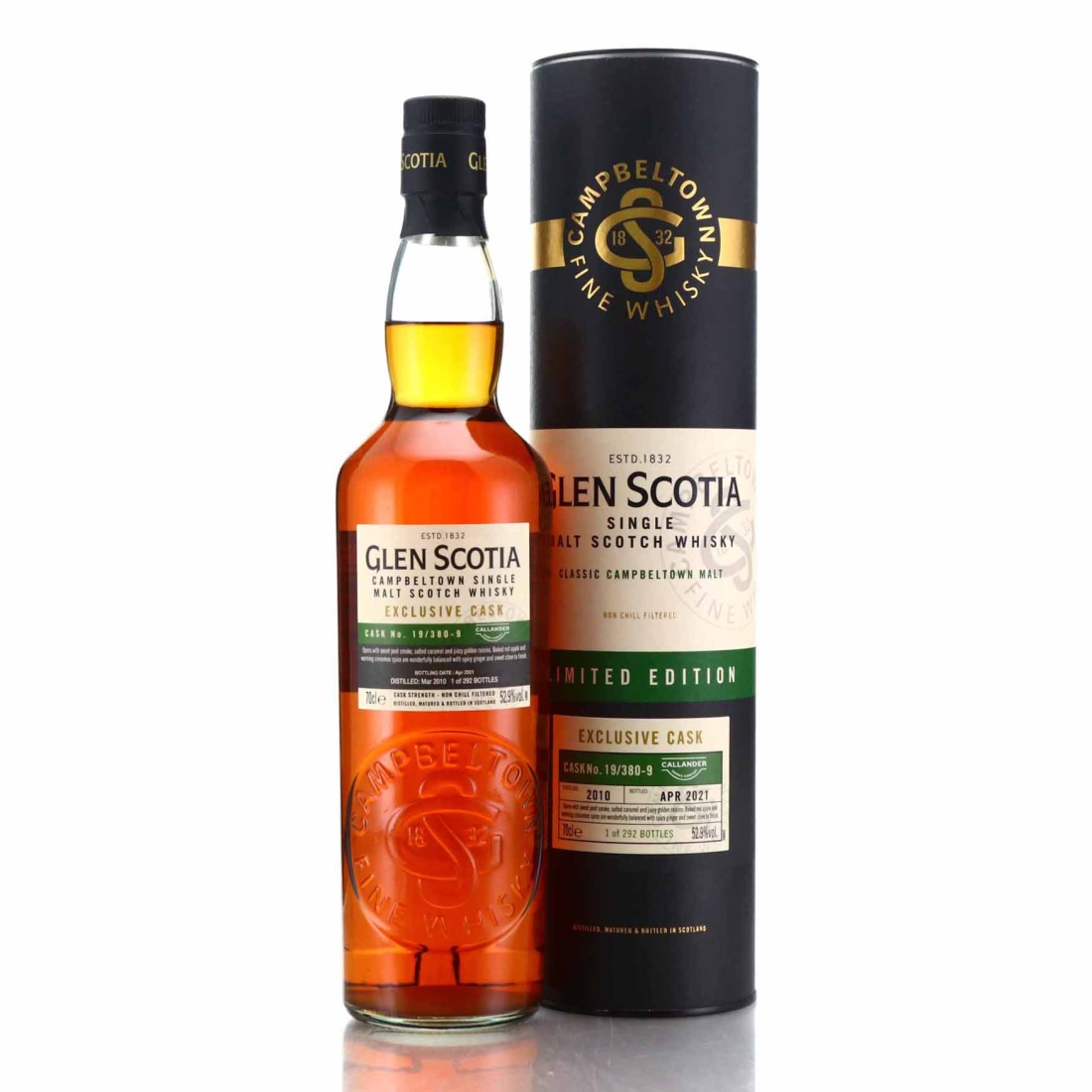 Glen Scotia 2010 Single Cask #19/380-9 / Callander Drinks Co.