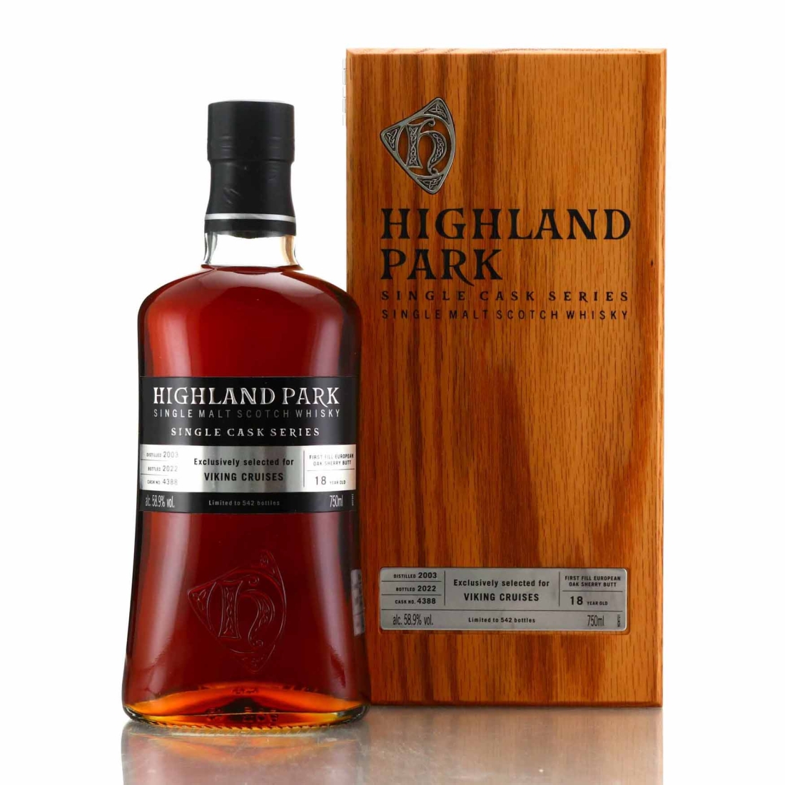 Highland Park 2003 Single Cask 18 Year Old #4388 / Viking Line