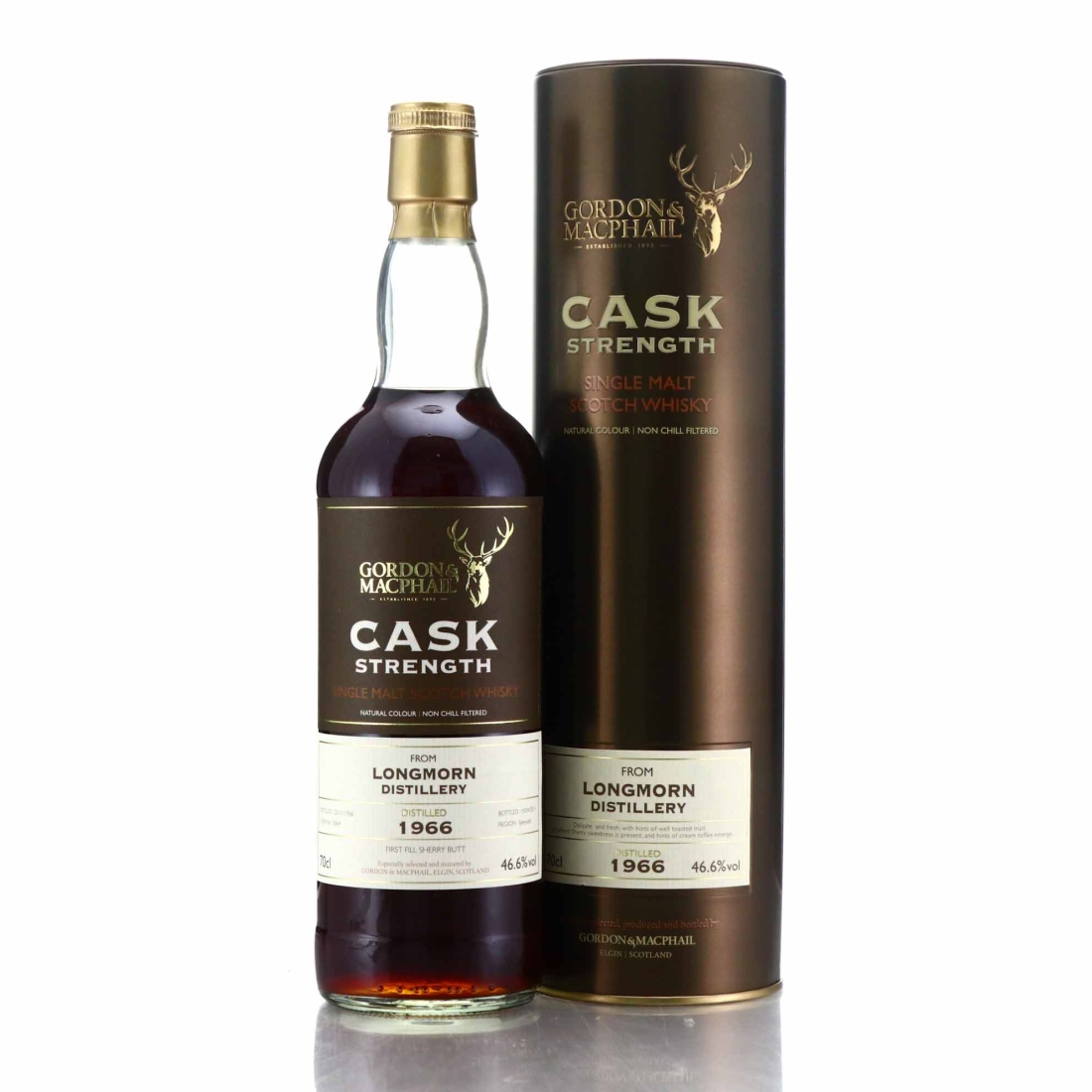 Longmorn 1966 Gordon and MacPhail Cask Strength
