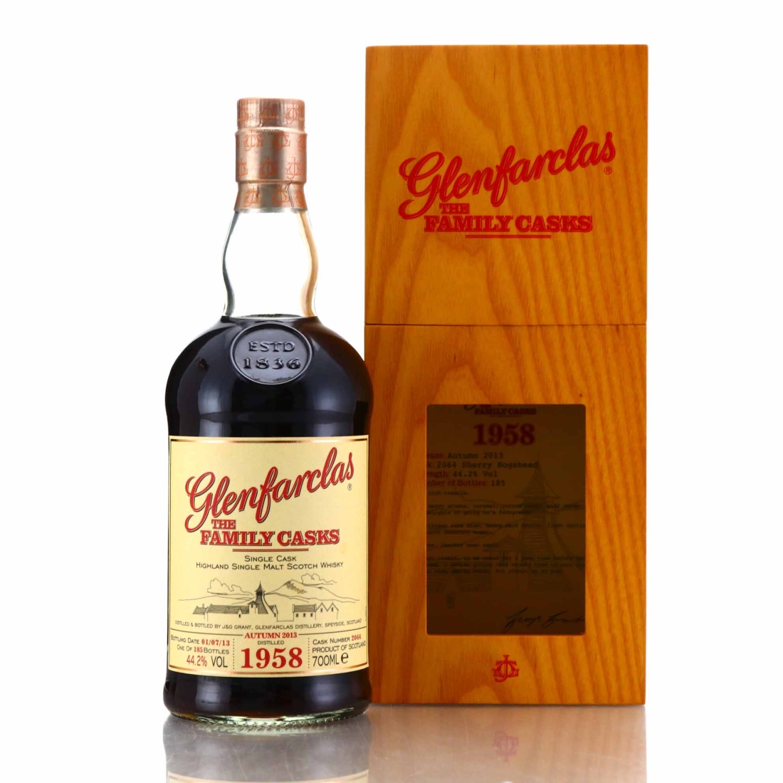 Glenfarclas 1958 Family Cask #2064 / Autumn 2013