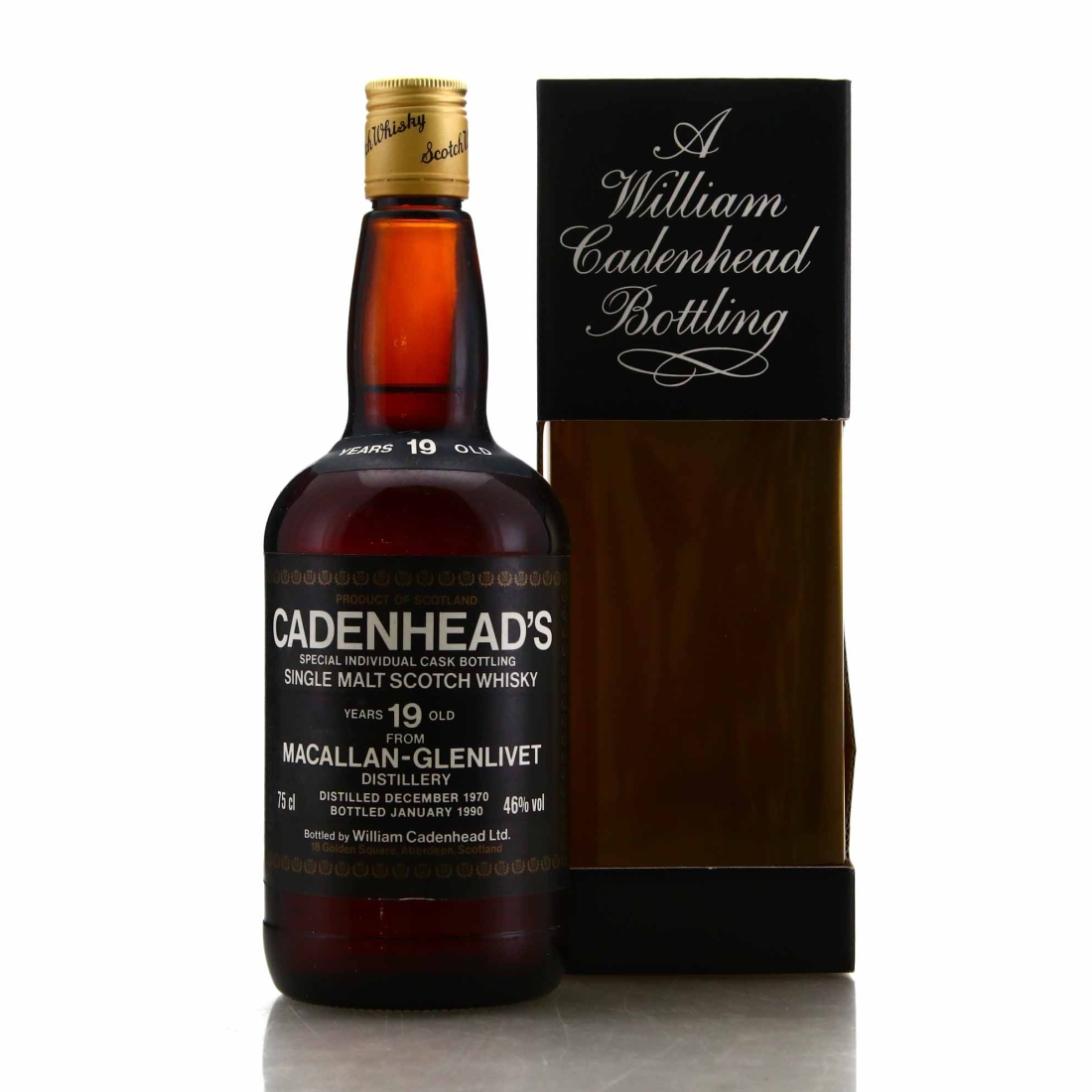 Macallan 1970 Cadenhead's 19 Year Old