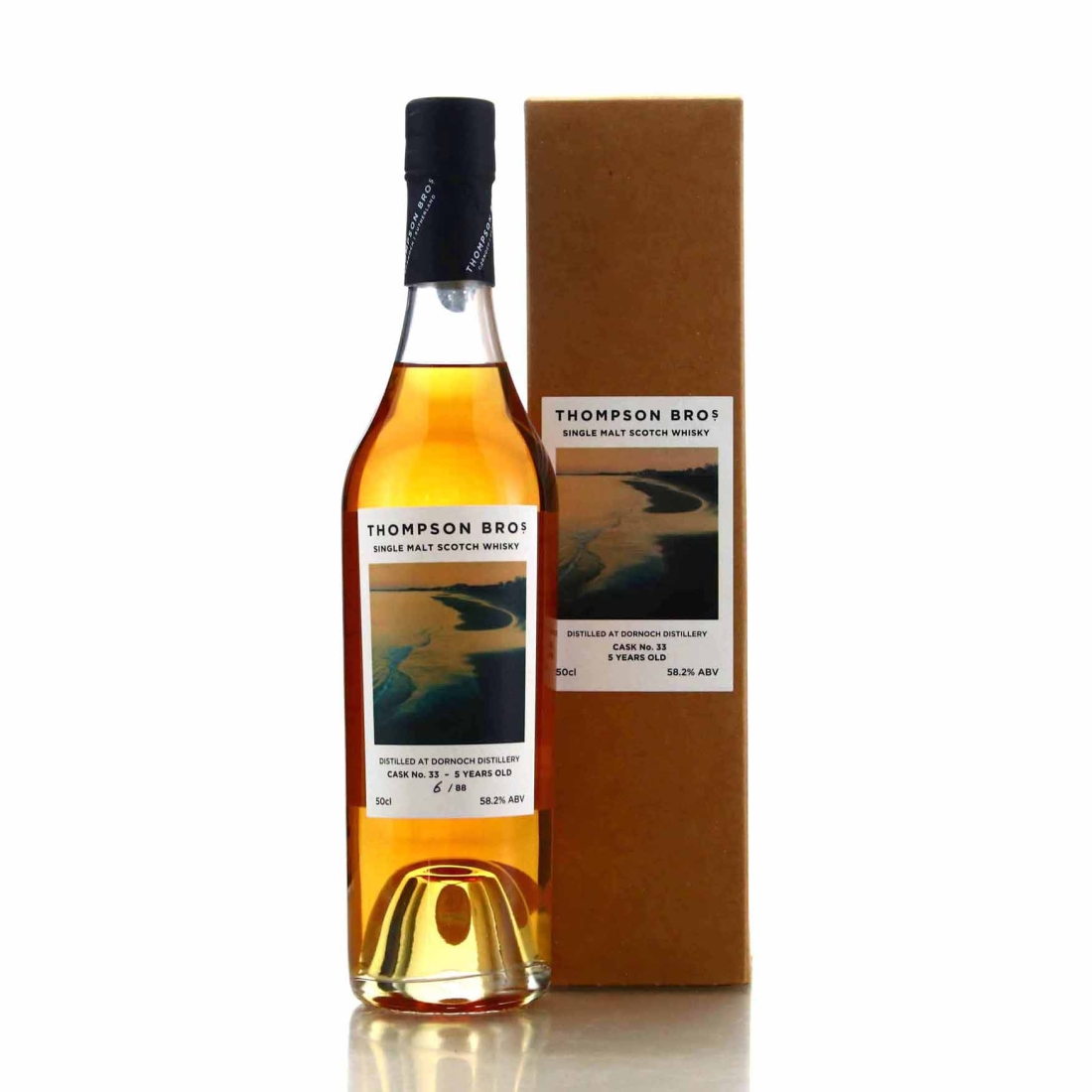 Dornoch 2017 Single Bourbon Cask 5 Year Old #33 50cl