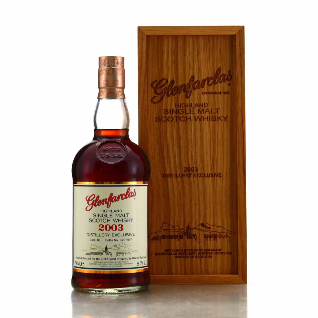 Glenfarclas 2003 Single Cask #89 / Distillery Exclusive - Spirit of Speyside 2019