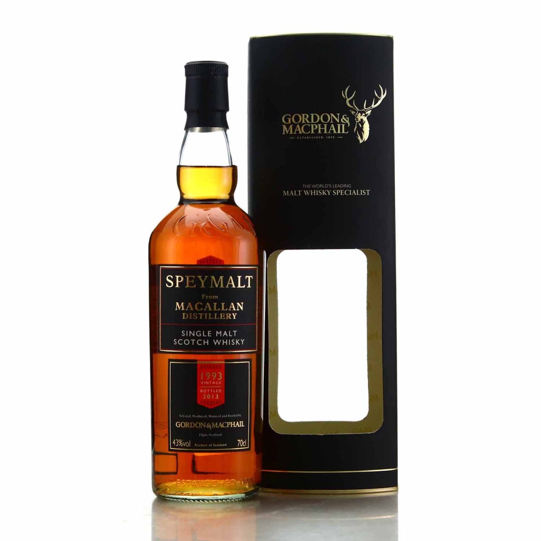 Macallan 1993 Gordon and MacPhail Speymalt bottled 2013