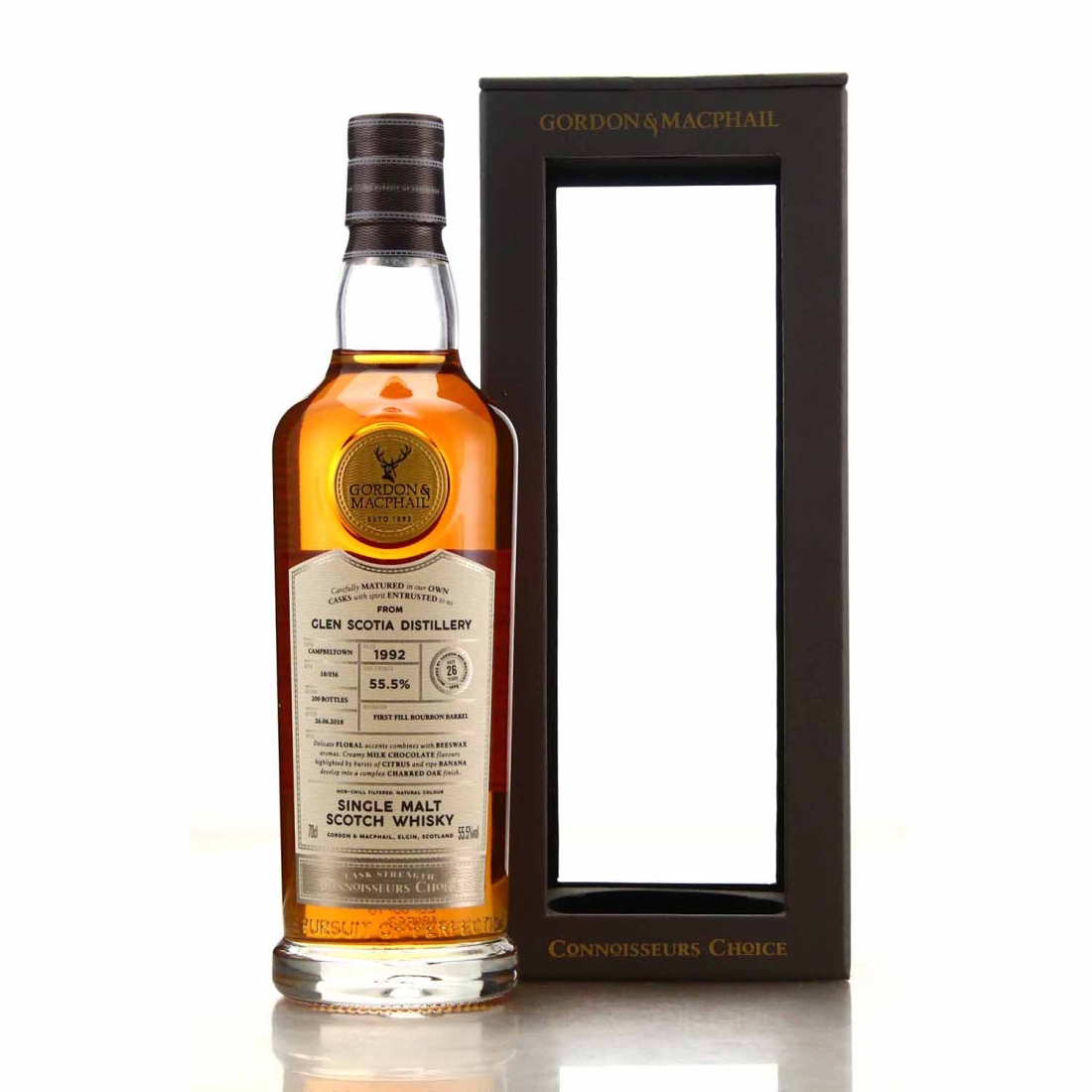 Glen Scotia 1992 Gordon and MacPhail 26 Year Old Batch #18/036