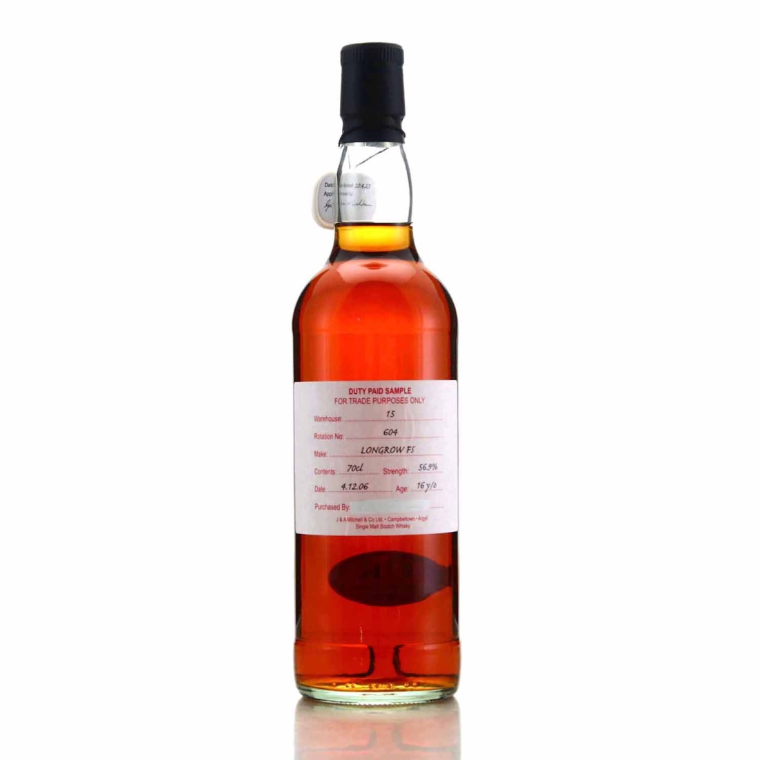 Longrow 2006 Duty Paid Sample 16 Year Old / Fresh Sherry