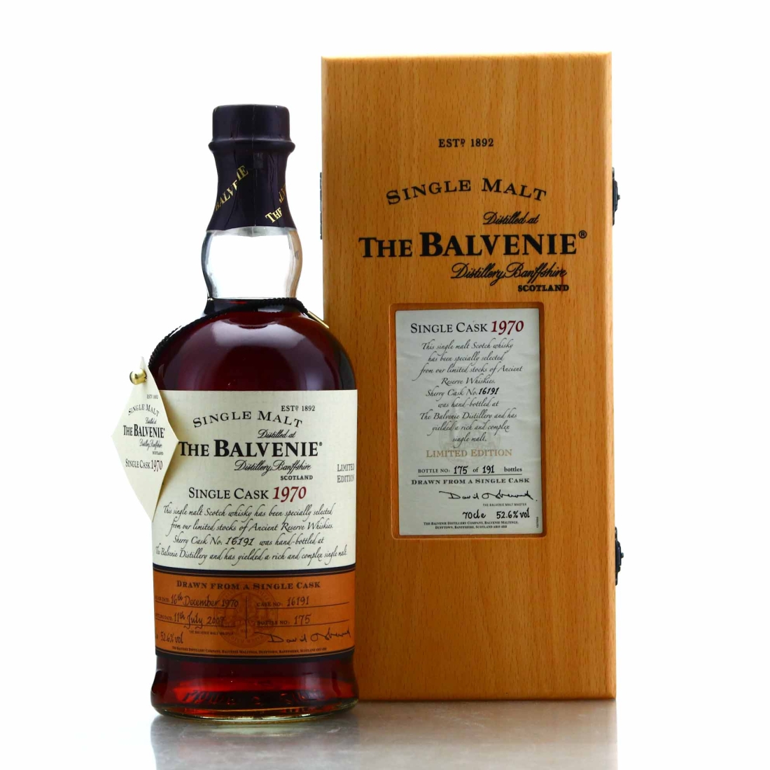 Balvenie 1970 Single Cask #16191