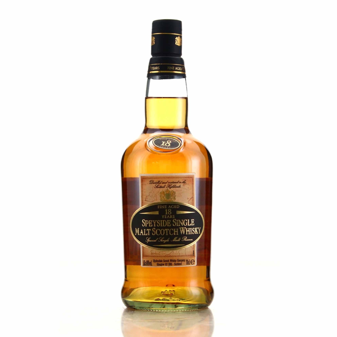 Speyside Single Malt 18 Year Old Clydesdale Scotch Whisky Company 