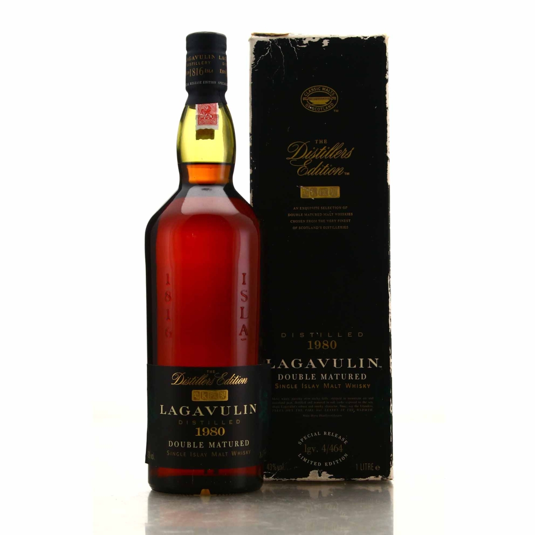 Lagavulin 1980 Distillers Edition lgv.4/464 1 Litre