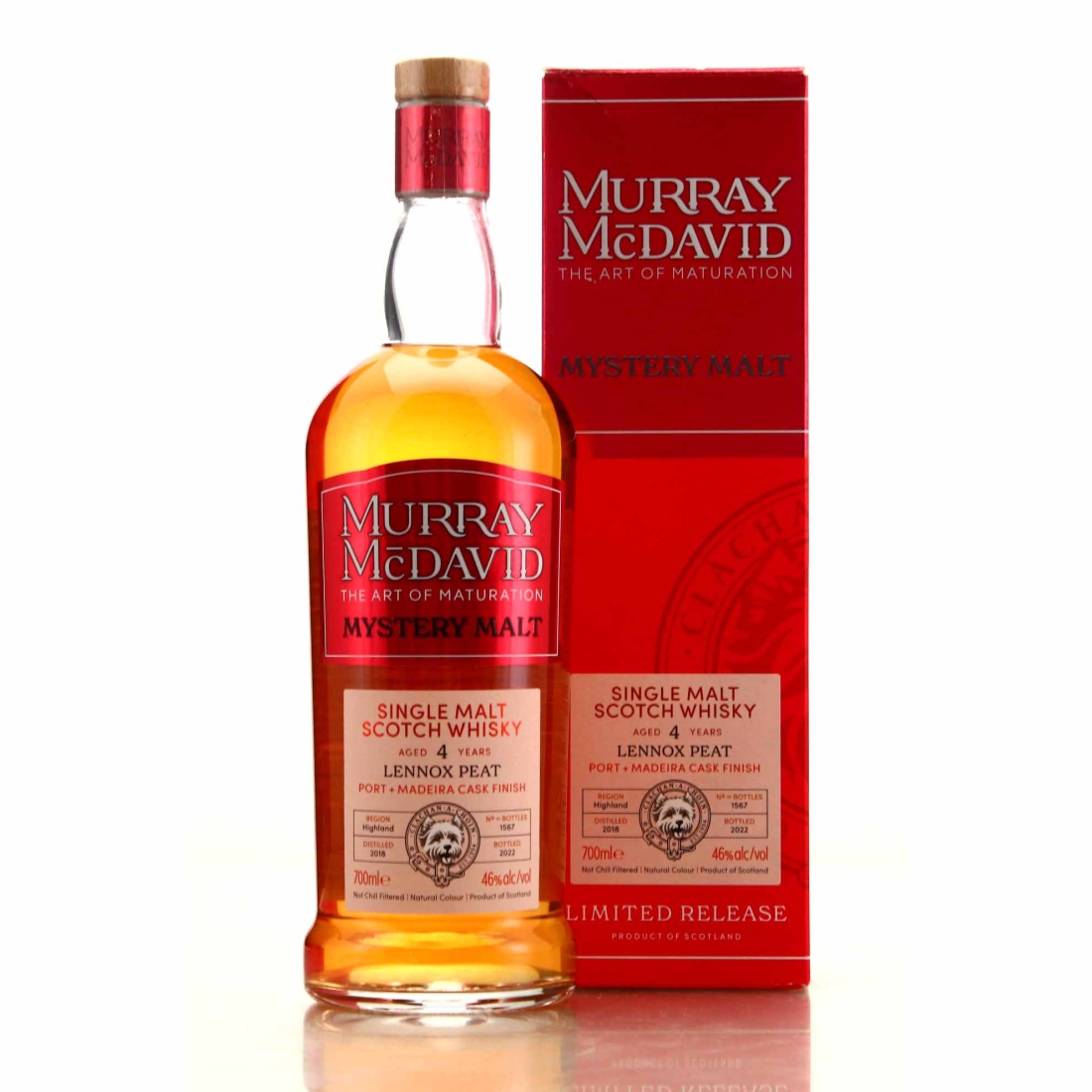 Lennox Peat 2018 Murray McDavid 4 Year Old Mystery Malt