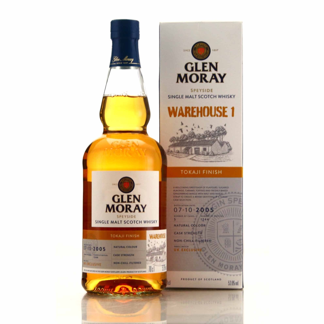 Glen Moray 2005 Warehouse 1 Tokaji Finish / UK