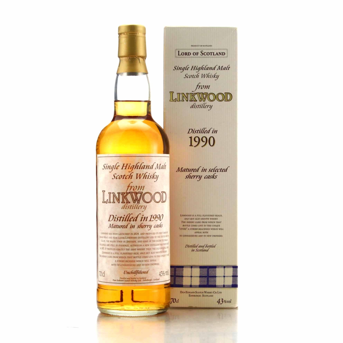 Linkwood 1990 Lord of Scotland 9 Year Old