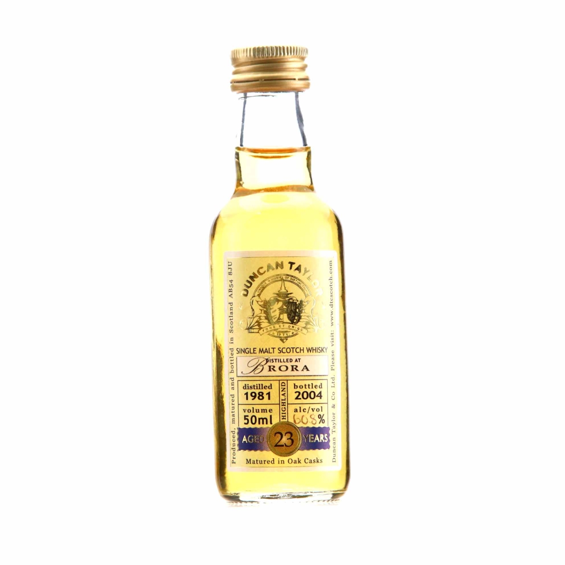 Brora 1981 Duncan Taylor 23 Year Old Miniature 