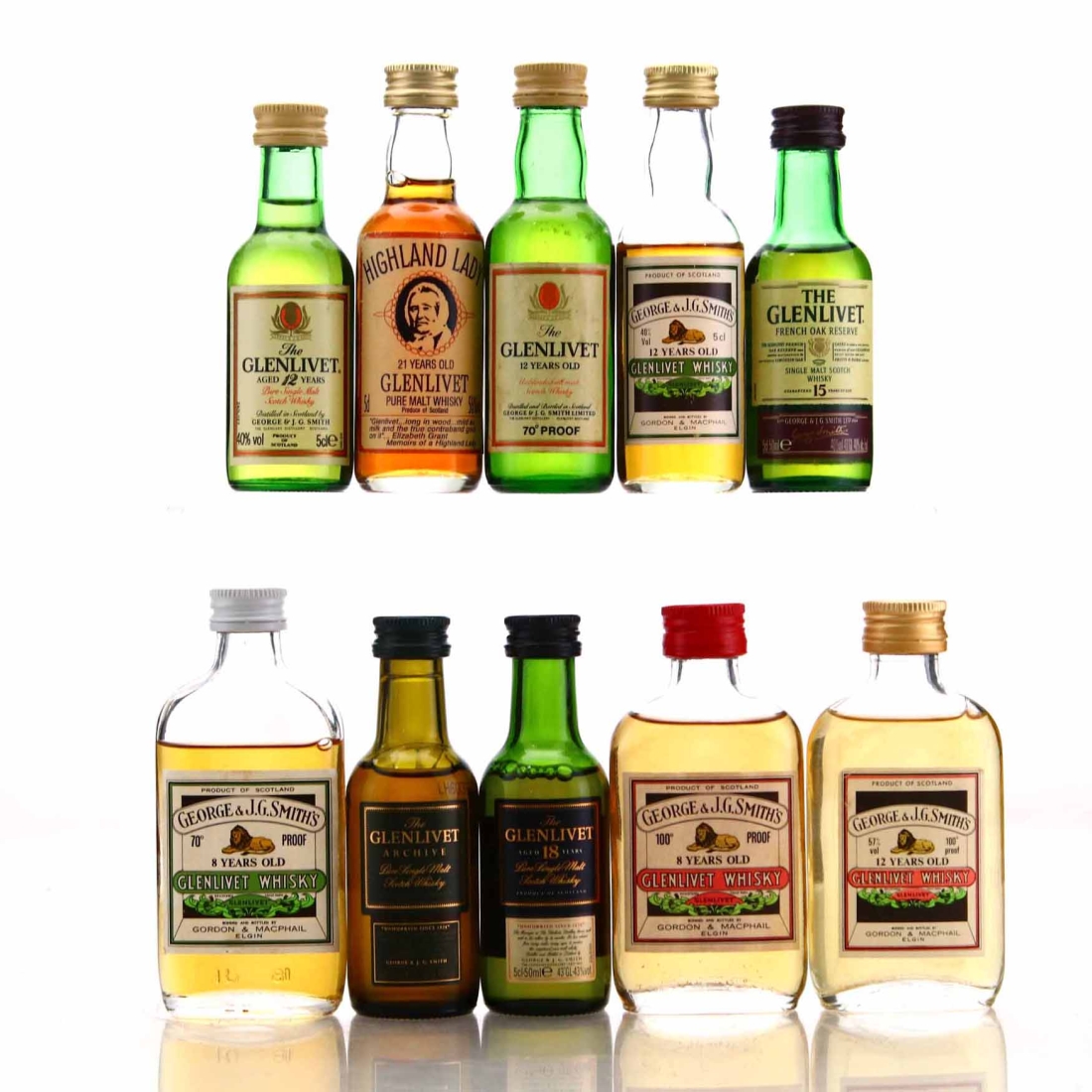 Glenlivet Miniature x 10