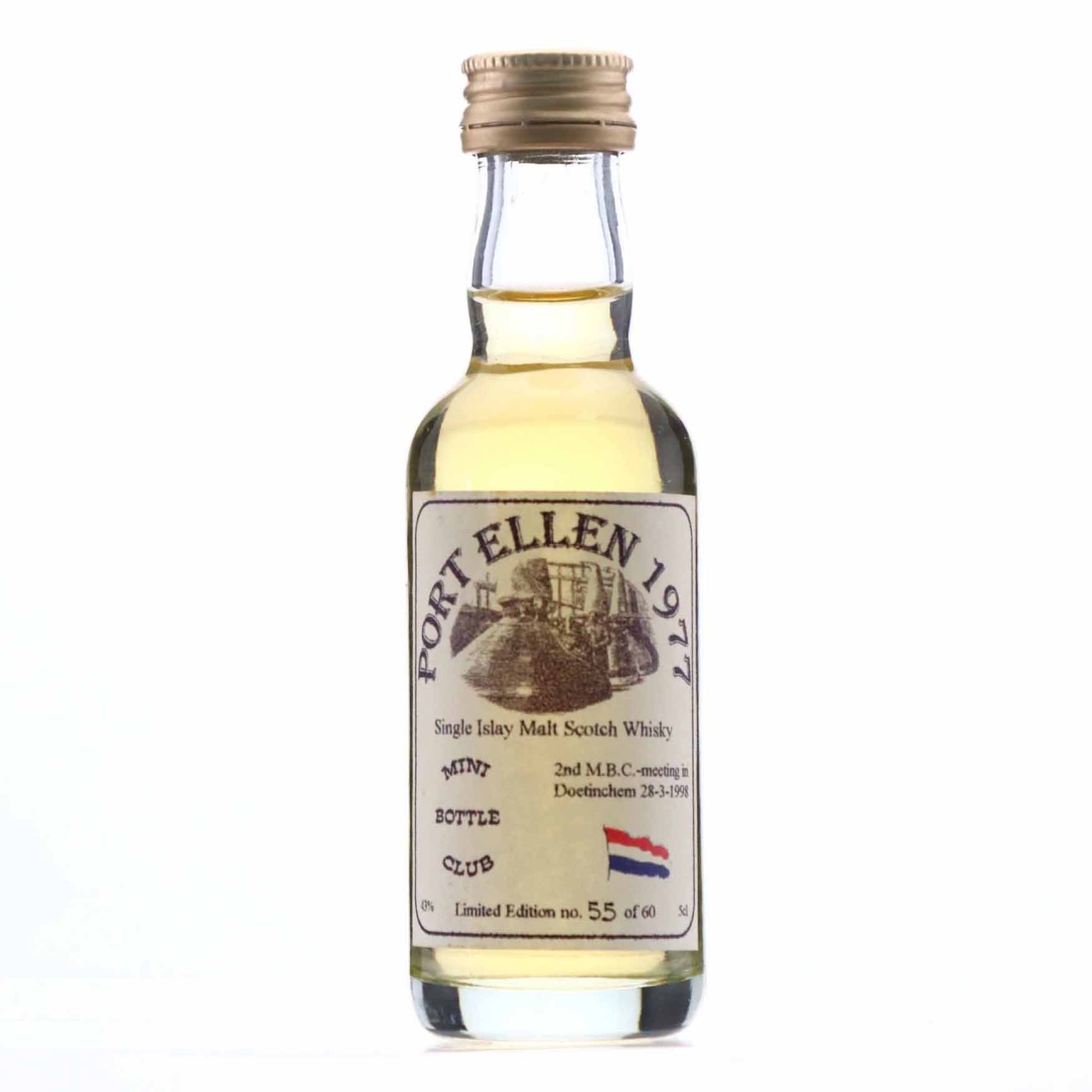 Port Ellen 1977 Mini Bottle Club Miniature 1998