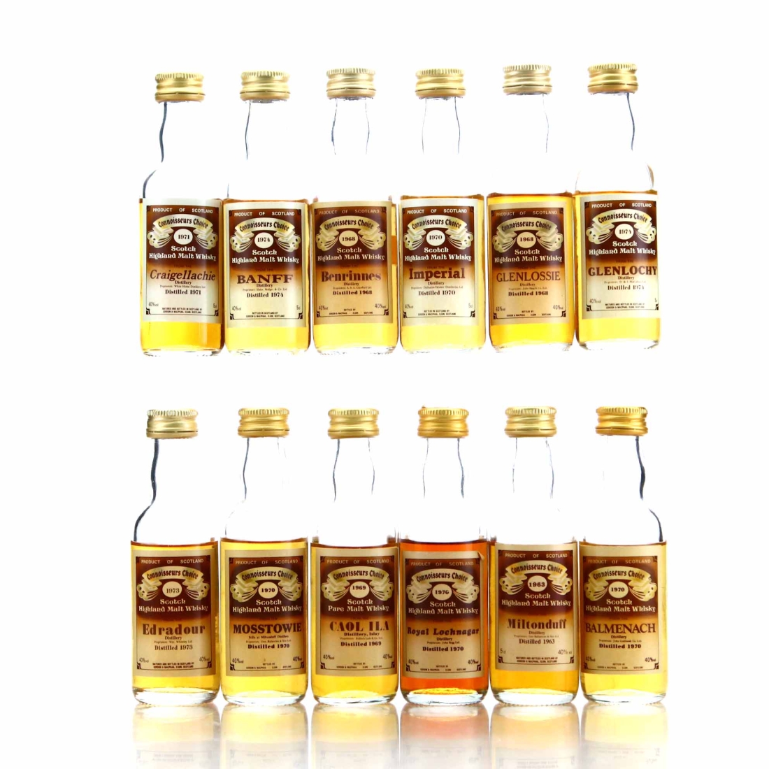 Gordon and MacPhail Connoisseurs Choice Miniature x 12