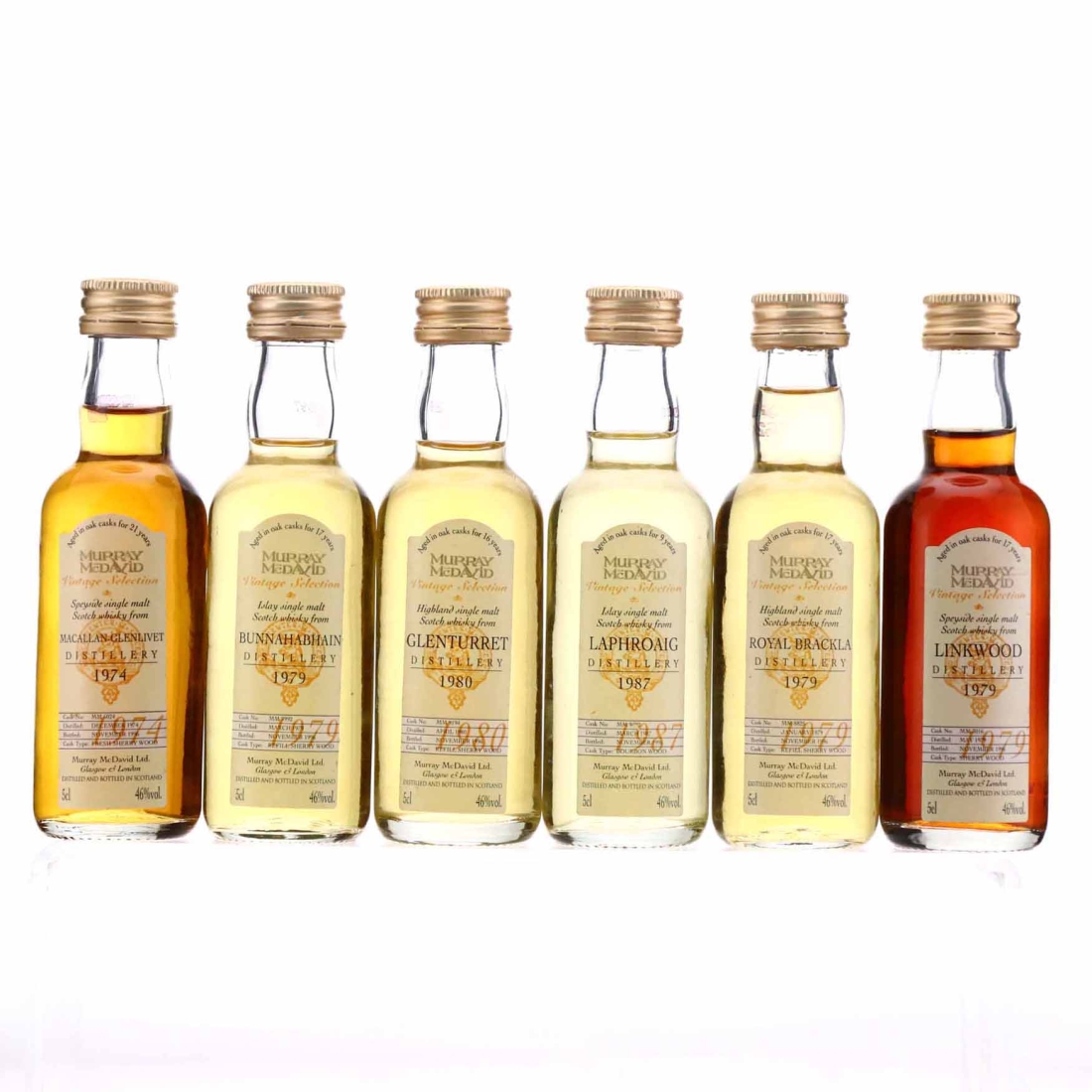 Murray McDavid Vintage Selection Miniature x 6 / includes Macallan