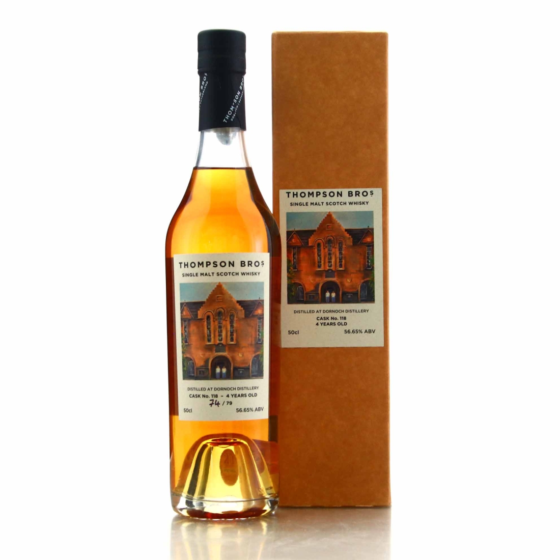 Dornoch 2018 Single Bourbon Cask 4 Year Old #118 50cl / Carnegie Whisky Cellars