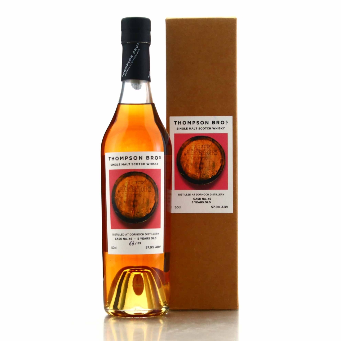Dornoch 2017 Single Bourbon Cask 5 Year Old #46 50cl