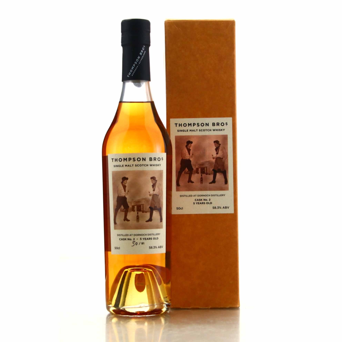 Dornoch 2017 Single Bourbon Cask 5 Year Old #2 50cl