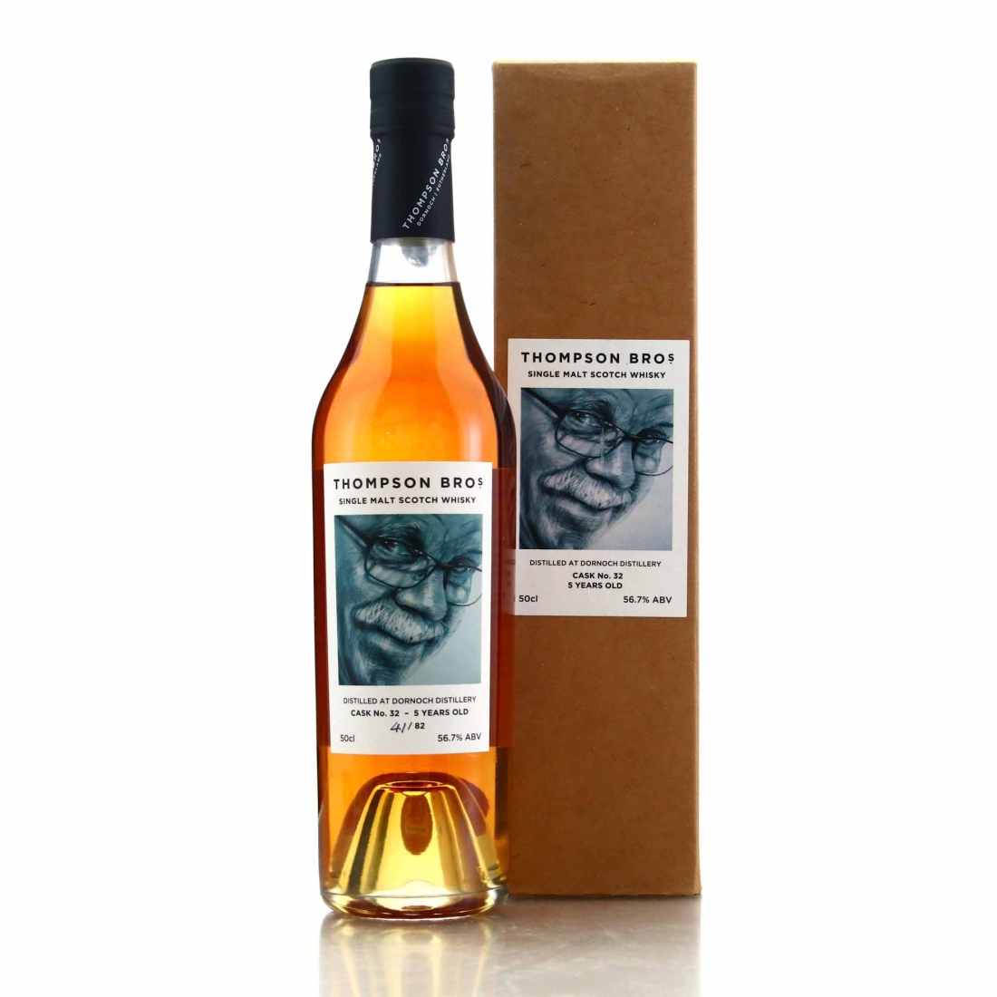 Dornoch 2017 Single Bourbon Cask 5 Year Old #32 50cl