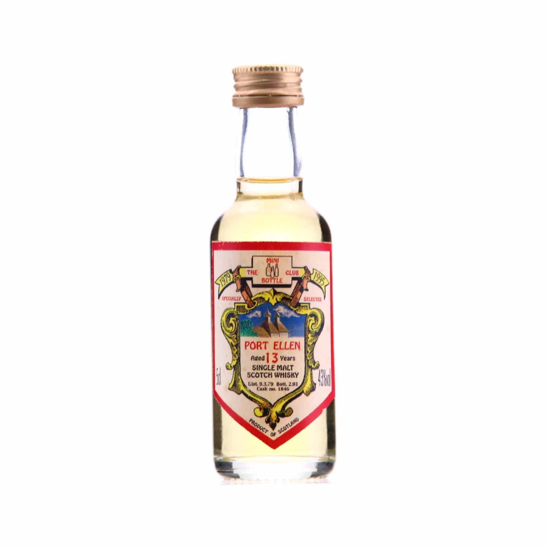 Port Ellen 1979 Mini Bottle Club 13 Year Old Miniature