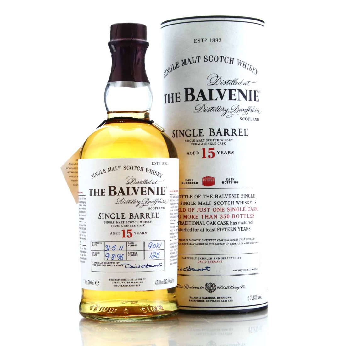 Balvenie 1995 Single Barrel 15 Year Old #9081