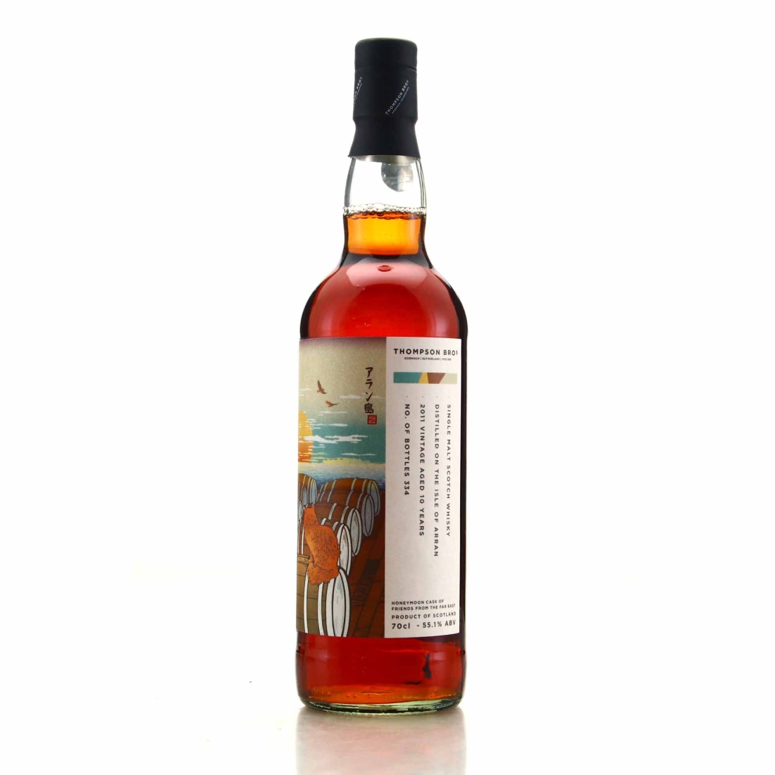 Arran 2011 Thompson Brothers 10 Year Old / Honeymoon Cask