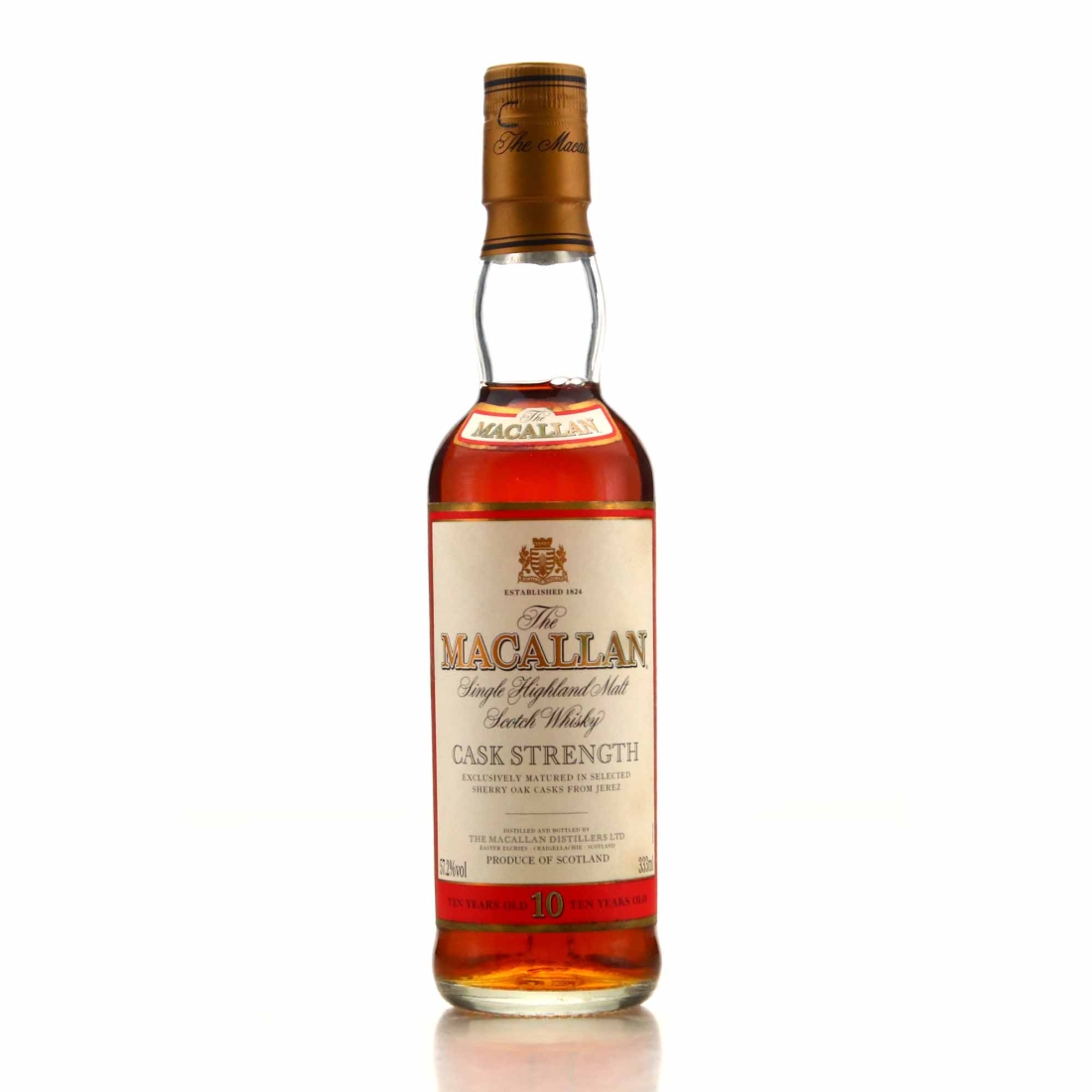 Macallan 10 Year Old Cask Strength 33.3cl early 2000s / 57.2%