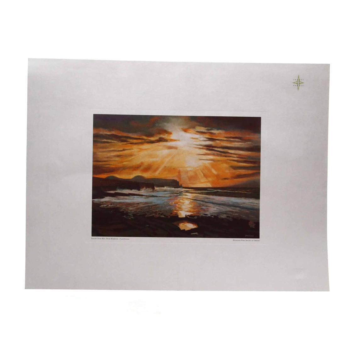 Print: Highland Park Images of Orkney / \"Sunset Over Hoy,  From Marwick\"