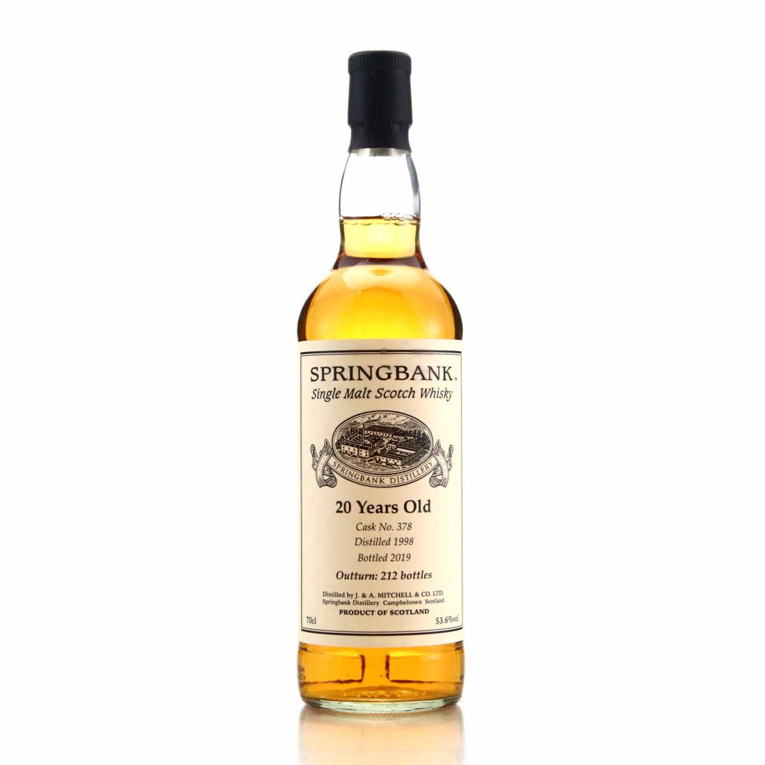 Image for *APRIL2025 Springbank 1998 Private Cask 20 Year Old #378