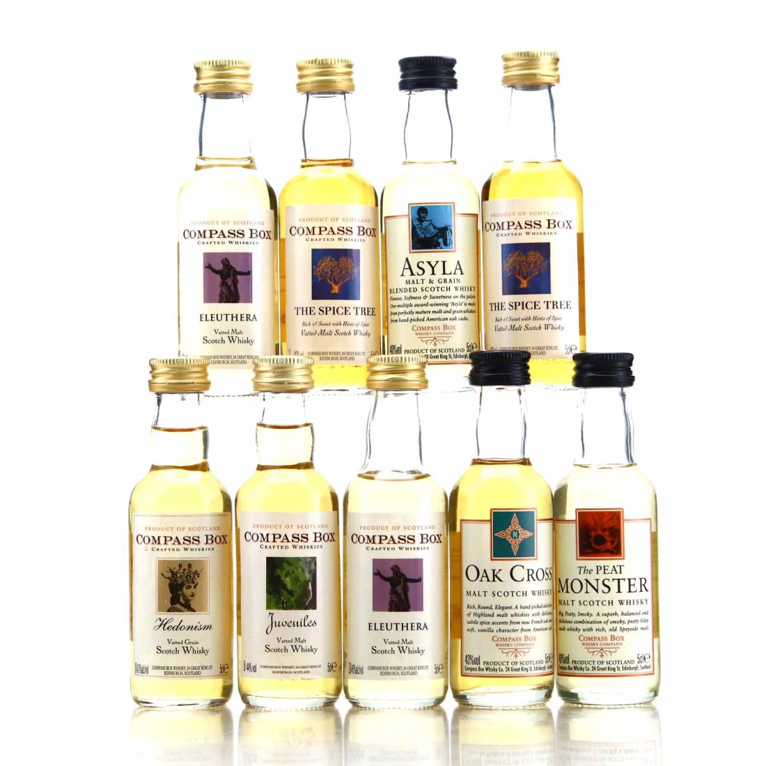 Compass Box Miniature x 9 / Early Releases Whisky | Whisky Auctioneer