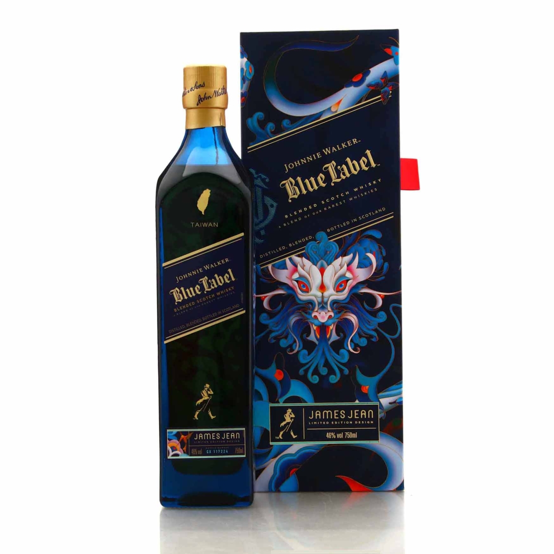 Johnnie Walker Blue Label James Jean Limited Edition 75cl / Taiwan