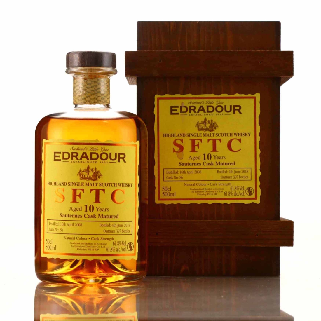 Edradour 2008 Straight from the Cask 10 Year Old #86 50cl