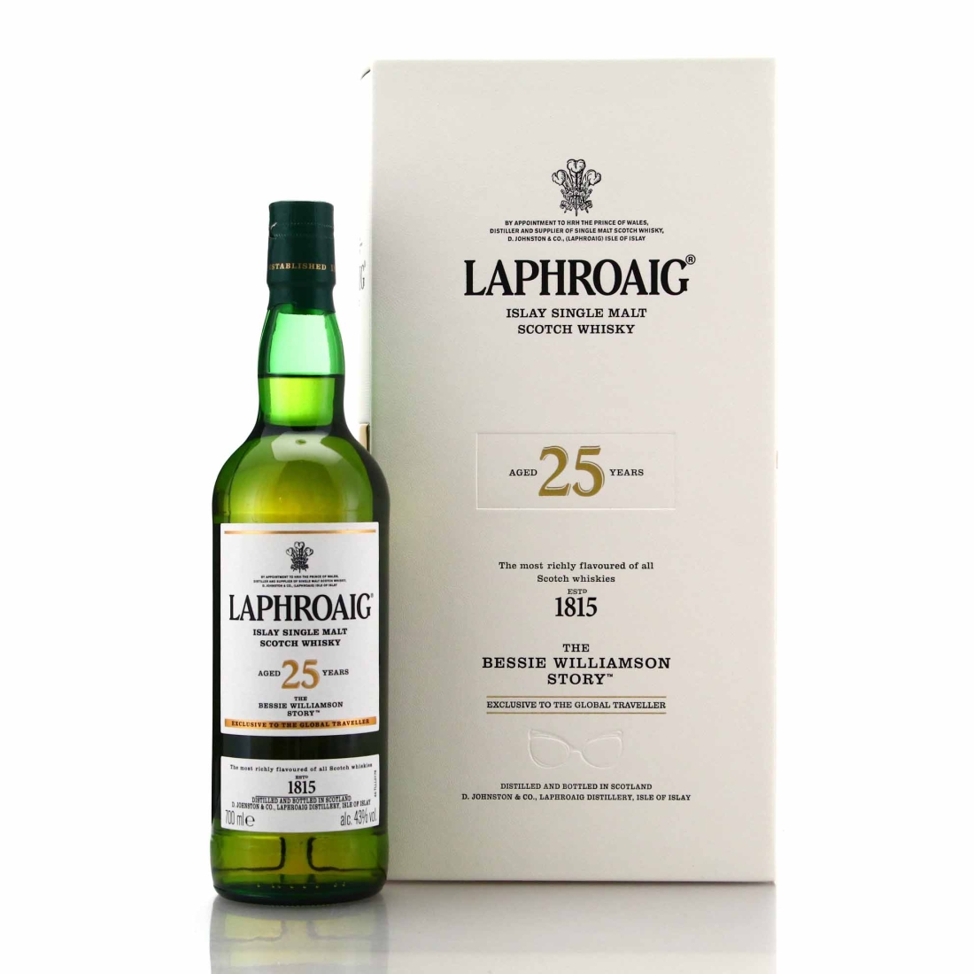 Laphroaig 25 Year Old The Bessie Williamson Story / OurWhisky Foundation Charity Lot
