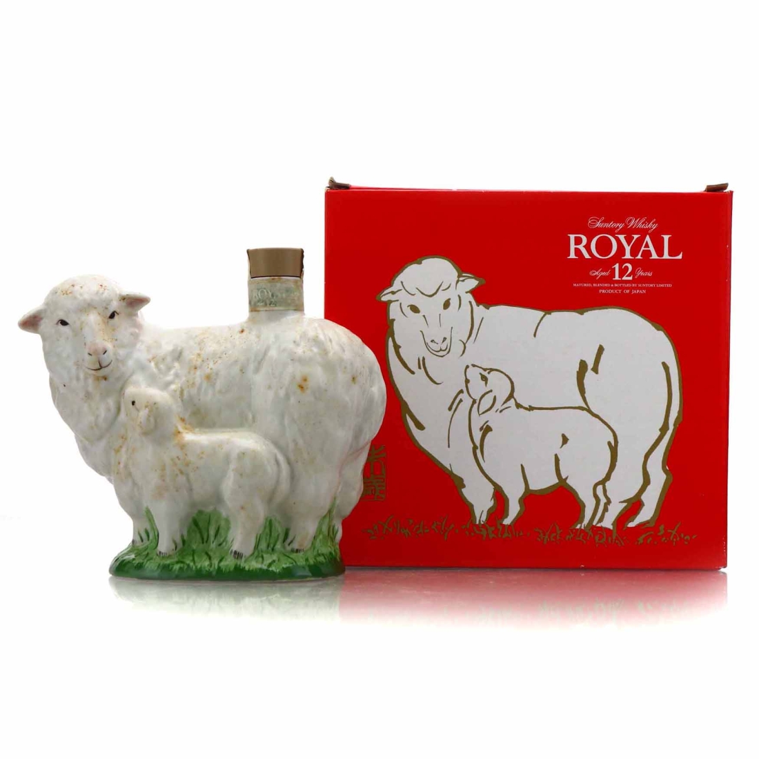 Suntory Royal 12 Year Old 60cl 2003 / Year of the Sheep Decanter