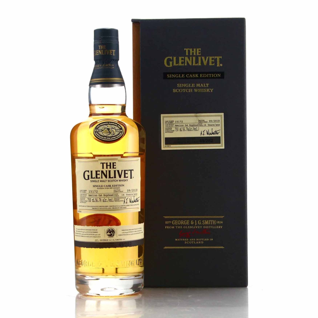 Glenlivet 16 Year Old Single Cask #15172 75cl