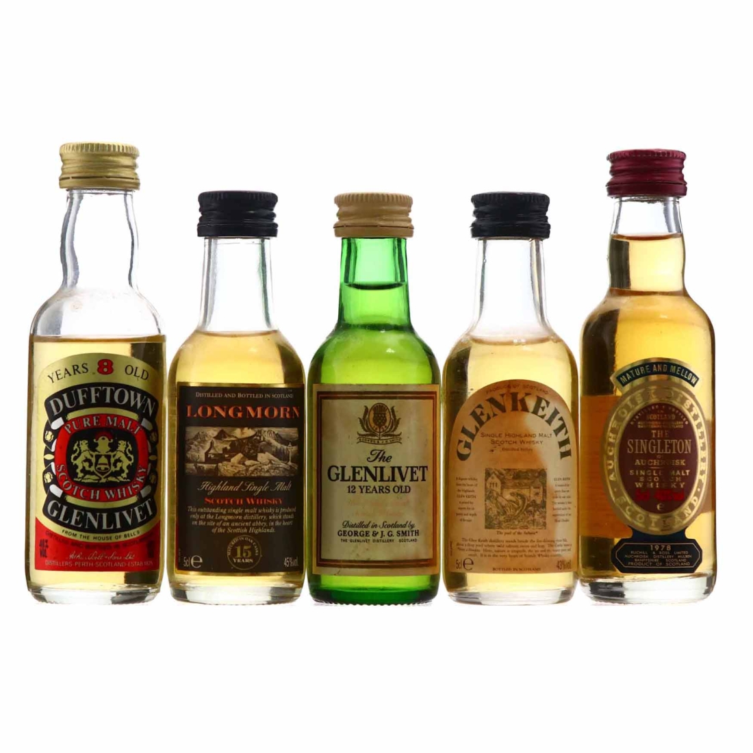 Speyside Single Malt Miniature x 5