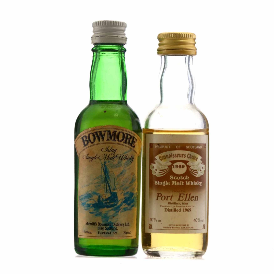Islay Single Malt Miniature x 2 / Includes Port Ellen