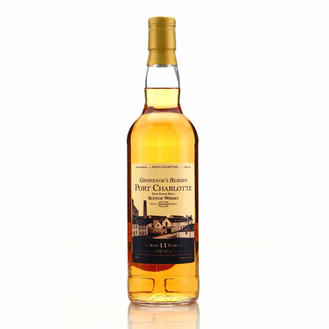 Port Charlotte 2002 Private Cask 11 Year Old #245 / Grosvenor's Reserve