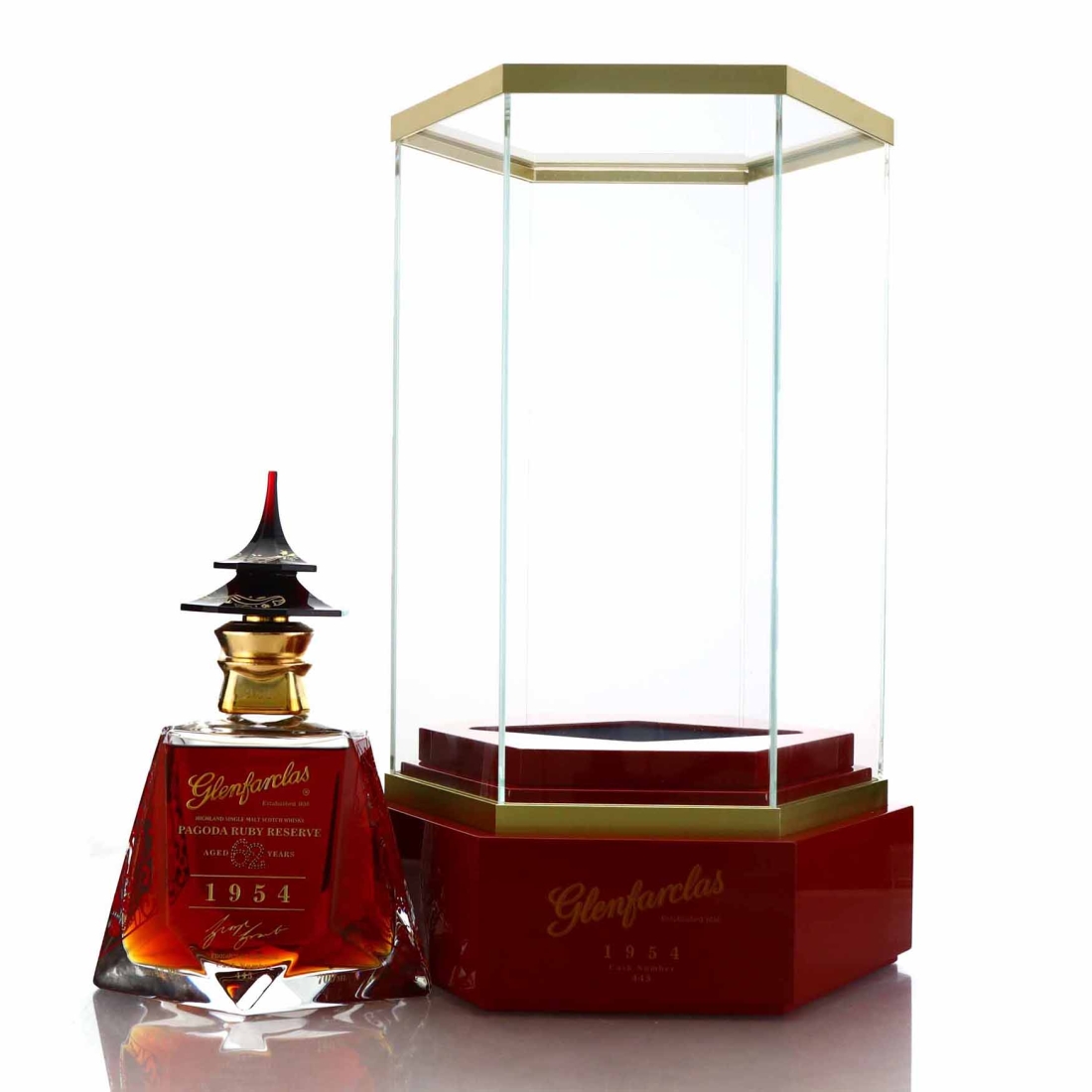 Glenfarclas 1954 Pagoda Ruby Reserve 62 Year Old #445