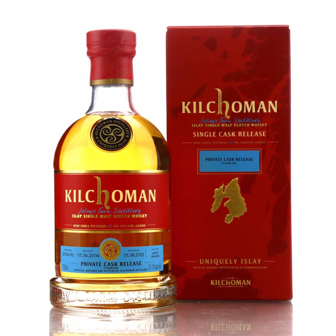 Kilchoman 2006 Single Bourbon Cask #92 17 Year Old