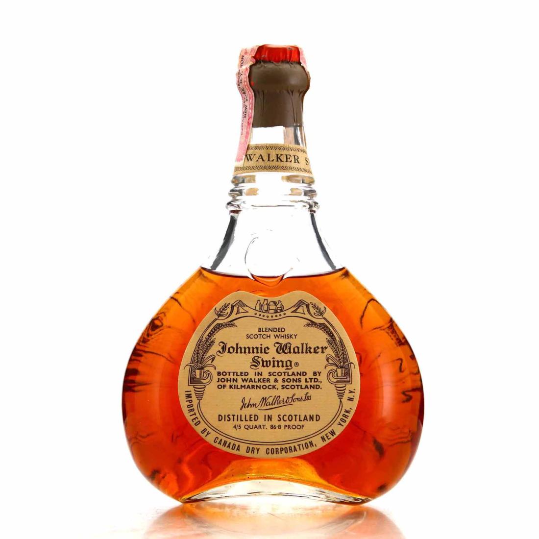 ジョニーウォーカー スィング 4/5 QUART 86.8 PROOF - 歌舞伎