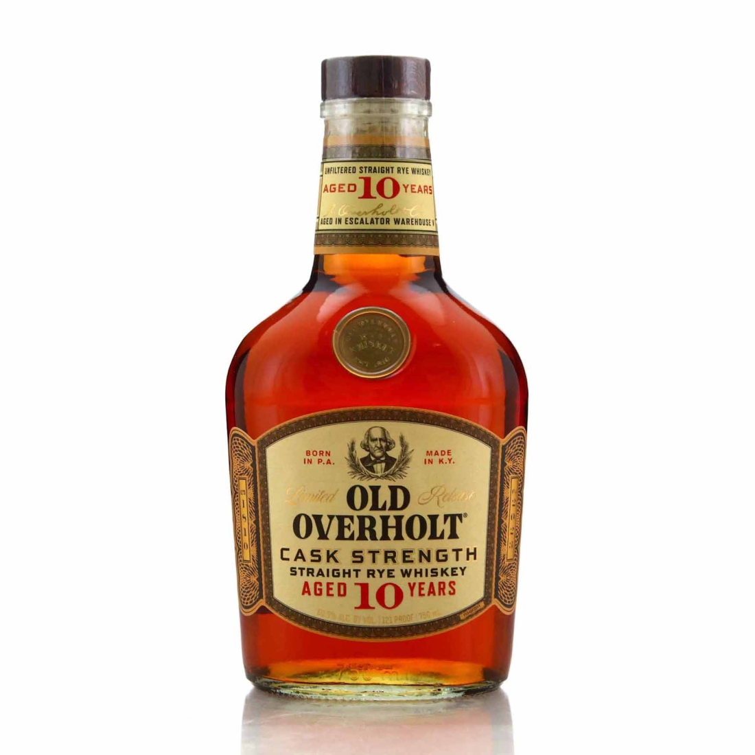 Old Overholt 2012 Cask Strength 10 Year Old