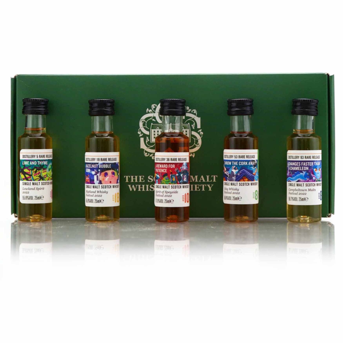 SMWS Regional Festivals 2022 Samples 5 x 2.5cl